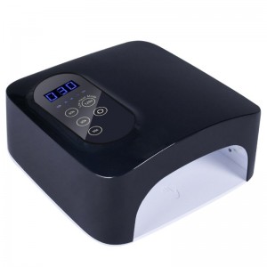 M&R 601PRO 72W Kabelfreie LED -Nagellampe, wiederaufladbare LED -Nagel Trockner, 15600mah drahtlose schnelle Nagellacklampe, professionelle Gelnagellicht -Nagelkunst -Maniküre -Werkzeuge für Zuhause und Salon (wiederaufladbar)