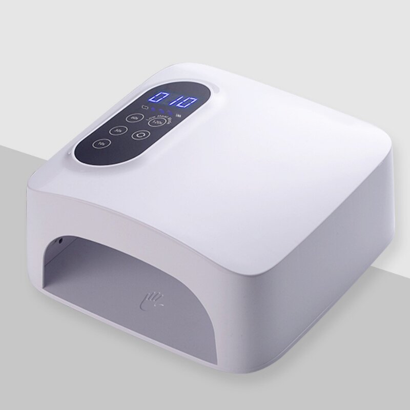 M&R 601PRO 72W Kabelfreie LED -Nagellampe, wiederaufladbare LED -Nagel Trockner, 15600mah drahtlose schnelle Nagellacklampe, professionelle Gelnagellicht -Nagelkunst -Maniküre -Werkzeuge für Zuhause und Salon (wiederaufladbar)