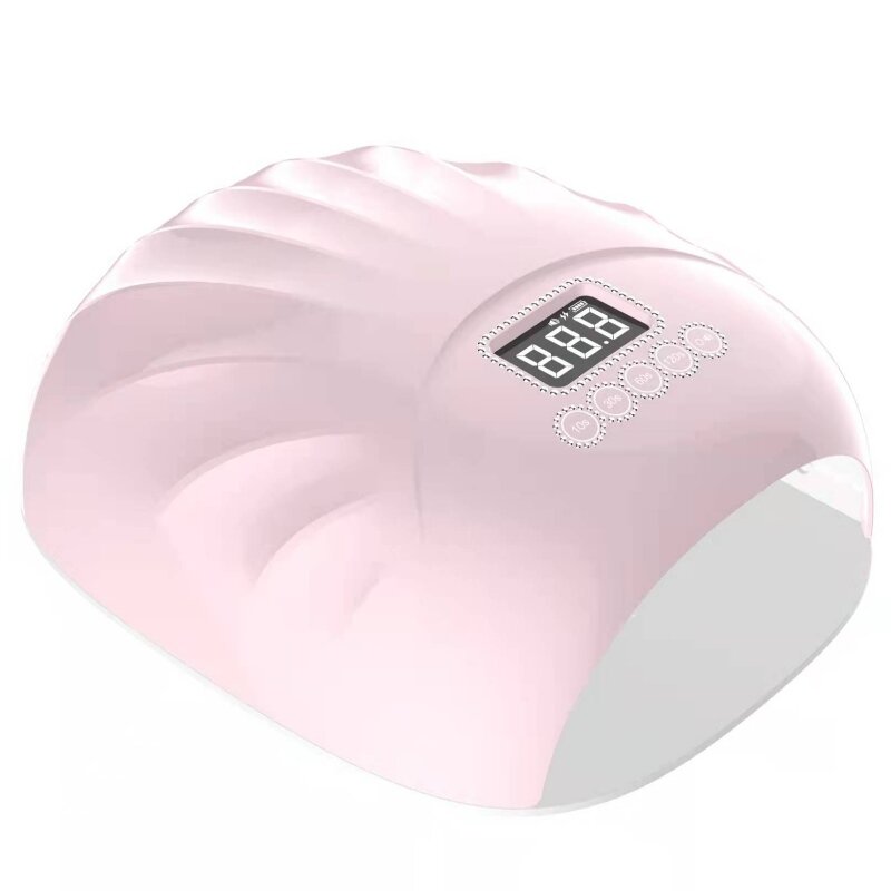 M&r 802pro kordlesses LED -Nagelschein, drahtloser Nagel Trockner, 72W wiederaufladbares LED -Nagellicht, tragbare Gel UV -LED -Nagellampe mit 4 Timer -Einstellungssensor und LCD -Display grün